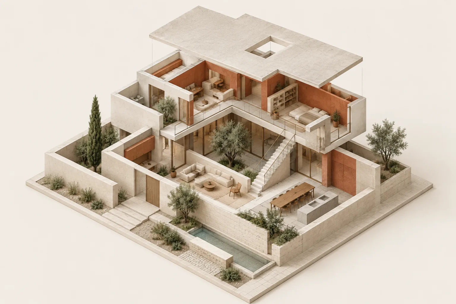 Revit Temel Seviye Eğitimi — temsili mimari çalışma